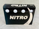 Nitro Ultimate Distance 12 White Golf Balls - Like New, Unstruck
