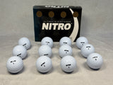 Nitro Ultimate Distance 12 White Golf Balls - Like New, Unstruck