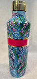Lilly Pulitzer Aqua La Vista 25 oz. Stainless Steel Canteen