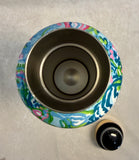 Lilly Pulitzer Aqua La Vista 25 oz. Stainless Steel Canteen