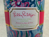 Lilly Pulitzer Aqua La Vista 25 oz. Stainless Steel Canteen