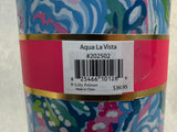 Lilly Pulitzer Aqua La Vista 25 oz. Stainless Steel Canteen