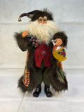 Crakewood Collection 17" Santa with Wine Jug by Karen Didion