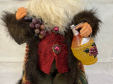 Crakewood Collection 17" Santa with Wine Jug by Karen Didion