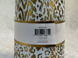 Lilly Pulitzer Gold Metallic Play Pattern 10 oz. Stainless Steel Champagne Flute