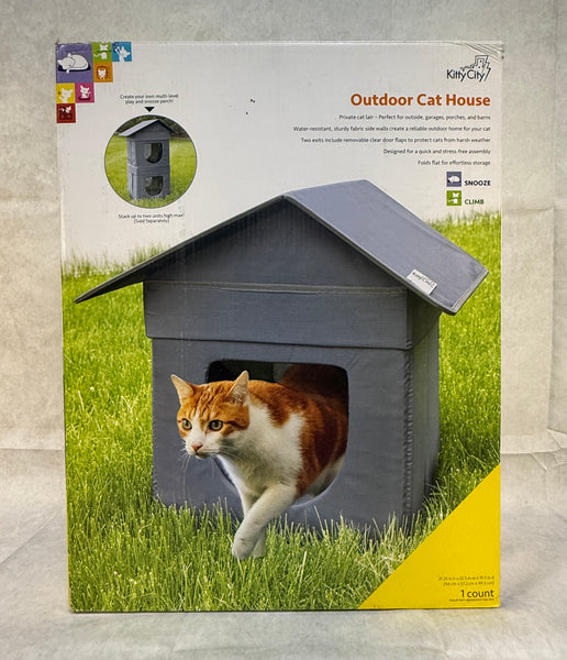 Kitty City Outdoor Cat House - Brand New!