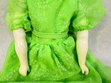 20" Porcelain Doll with New Body Clothes