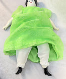 20" Porcelain Doll with New Body Clothes