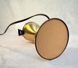 Green Stamps 1950s Table Lamp with Milk Glass Shade - Works!