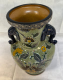Formaities by Baum Bros. Vase with Elephant Head Handles