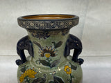 Formaities by Baum Bros. Vase with Elephant Head Handles