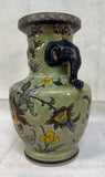 Formaities by Baum Bros. Vase with Elephant Head Handles