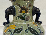 Formaities by Baum Bros. Vase with Elephant Head Handles