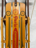 Vintage Paris Champion Fastback Wood Metal Sled Model 650