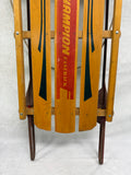 Vintage Paris Champion Fastback Wood Metal Sled Model 650