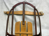 Vintage Paris Champion Fastback Wood Metal Sled Model 650