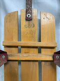 Vintage Paris Champion Fastback Wood Metal Sled Model 650