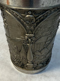 Feinzinn Embossed Pewter Cup