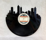 Records Redone Atlanta Founded 1847 City Skyline Vinyl Album Wall Art