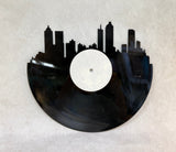 Records Redone Atlanta Founded 1847 City Skyline Vinyl Album Wall Art