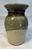 Two-Tone Glazed Stoneware Vase