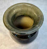 Two-Tone Glazed Stoneware Vase