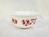 Vintage Hazel Atlas Tom and Jerry Punch Bowl and 5 Cups