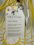 Williow & Sage Solar Lanterns - Lot of 2
