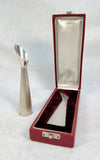 MCM 6.75" Sterling Silver Bud Vase in Original Box