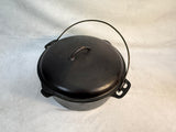 No. 10 Cast Iron 12 5/8" Dutch Oven Camp Pot