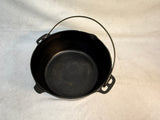 No. 10 Cast Iron 12 5/8" Dutch Oven Camp Pot