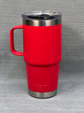 Yeti Rambler 20 Ounce Travel Mug - Rescue Red