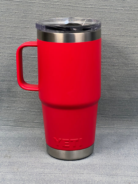 Yeti Rambler 20 Ounce Travel Mug - Rescue Red