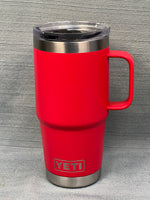Yeti Rambler 20 Ounce Travel Mug - Rescue Red