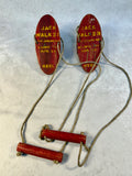 Vintage Jack Walker Children's Wooden Foot Stilts, Atlanta Toy Mfg. Co., c. 1920