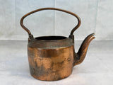 Vintage Souza Noschese Brazilian Copper-plated Tea Kettle