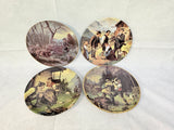Four Collectible German Rural Life Plates