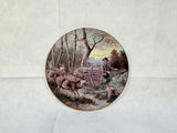 Four Collectible German Rural Life Plates
