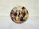 Four Collectible German Rural Life Plates