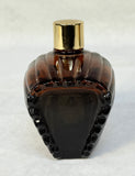 Vintage AVON Indian Head and PAID Stamp Brown Glass Men's Cologne Bottles