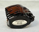 Vintage AVON Indian Head and PAID Stamp Brown Glass Men's Cologne Bottles