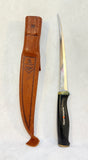 Fiskars Finland Normark Fillet Knife with Leather Sheath