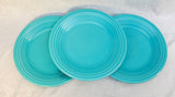 Fiesta Turquoise, Green & Mulberry Plates & Bowls - Lot of 10