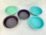 Fiesta Turquoise, Green & Mulberry Plates & Bowls - Lot of 10