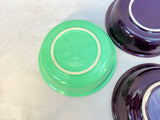Fiesta Turquoise, Green & Mulberry Plates & Bowls - Lot of 10