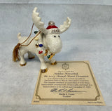 Lenox 2003 Holiday Moosechief Ornament w/ Box & COA
