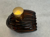 Vintage AVON Indian Head and PAID Stamp Brown Glass Men's Cologne Bottles