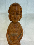 Junior TE - PI 18" Carved Wood Statuette
