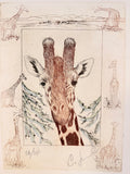 Giraffe Limited Edition Print, Signed by Artist
