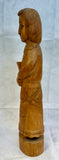 Junior TE - PI 18" Carved Wood Statuette
